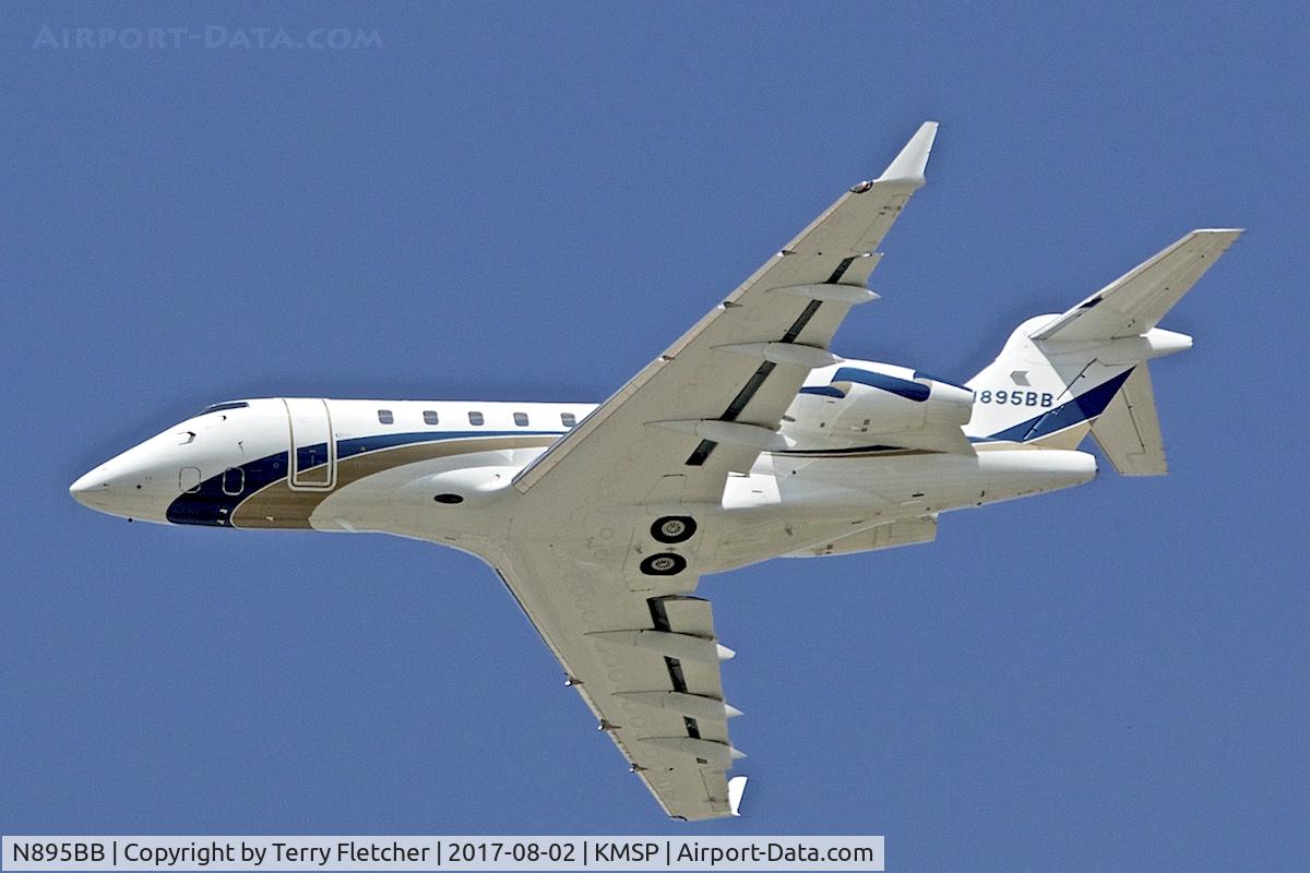 N895BB, 2007 Bombardier Challenger 300 (BD-100-1A10) C/N 20156, at Minneapolis- St,Paul International Airport
