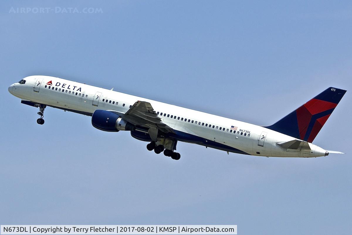 N673DL, 1992 Boeing 757-232 C/N 25978, at Minneapolis- St,Paul International Airport
