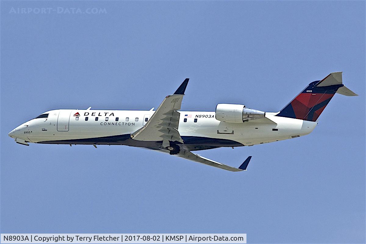 N8903A, 2004 Bombardier CRJ-200 (CL-600-2B19) C/N 7903, at Minneapolis- St,Paul International Airport