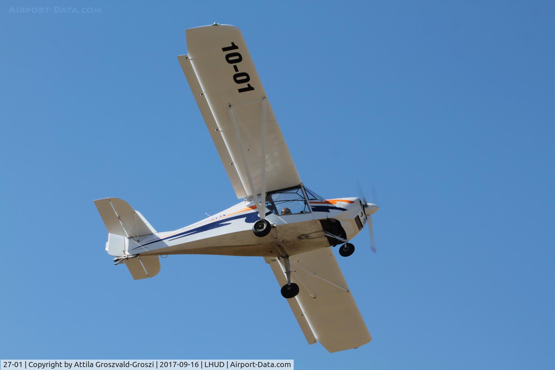 27-01, 2010 Halley Apollo Fox C/N 110510, Szeged Airport, Hungary - Air Show 2017 - ex 10-01