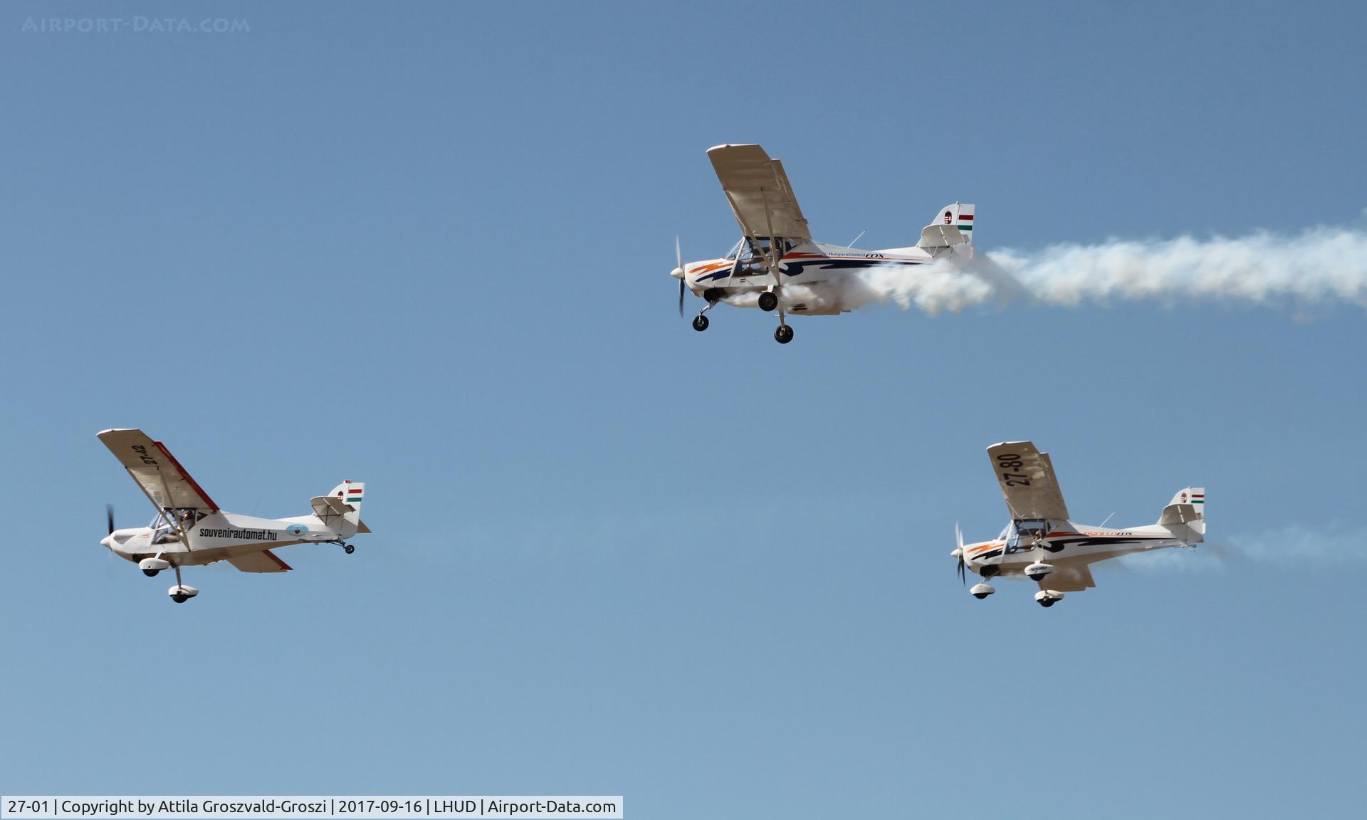 27-01, 2010 Halley Apollo Fox C/N 110510, Szeged Airport, Hungary - Air Show 2017 - ex 10-01