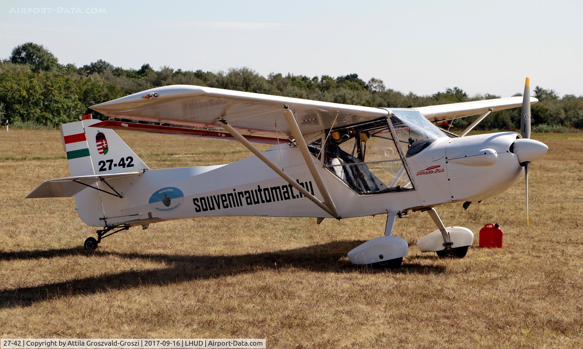 27-42, 2007 Apollo Fox C/N KO21006, Szeged Airport, Hungary - Air Show 2017