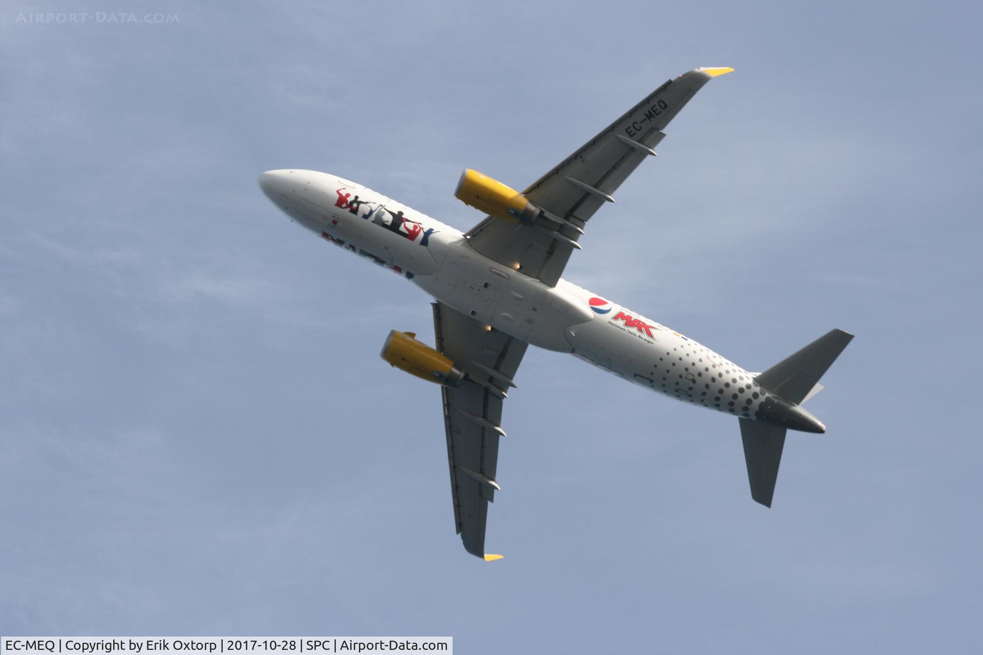 EC-MEQ, 2015 Airbus A320-232 C/N 6483, EC-MEQ taking off SPC
