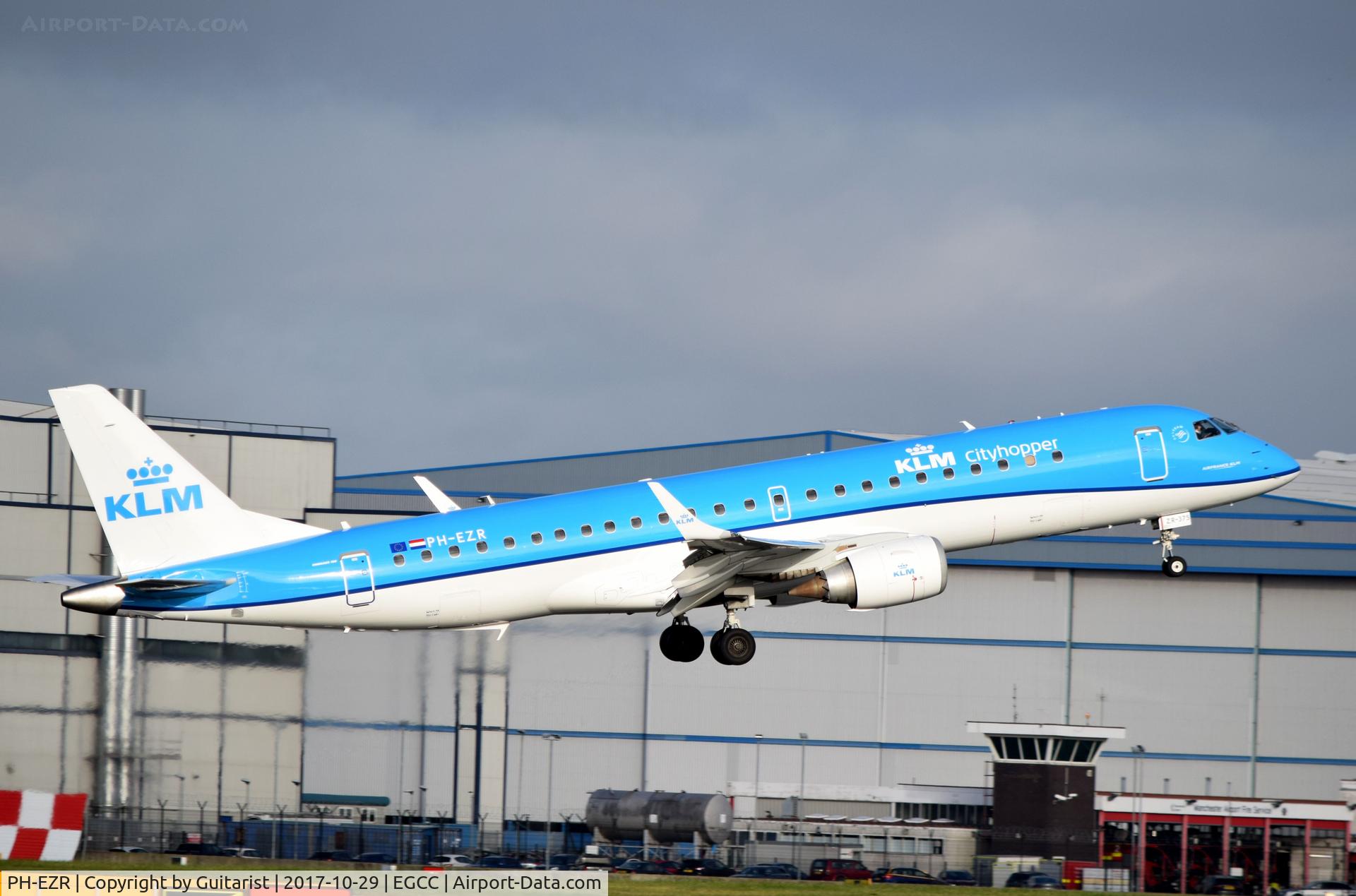 PH-EZR, 2010 Embraer 190LR (ERJ-190-100LR) C/N 19000375, At Manchester