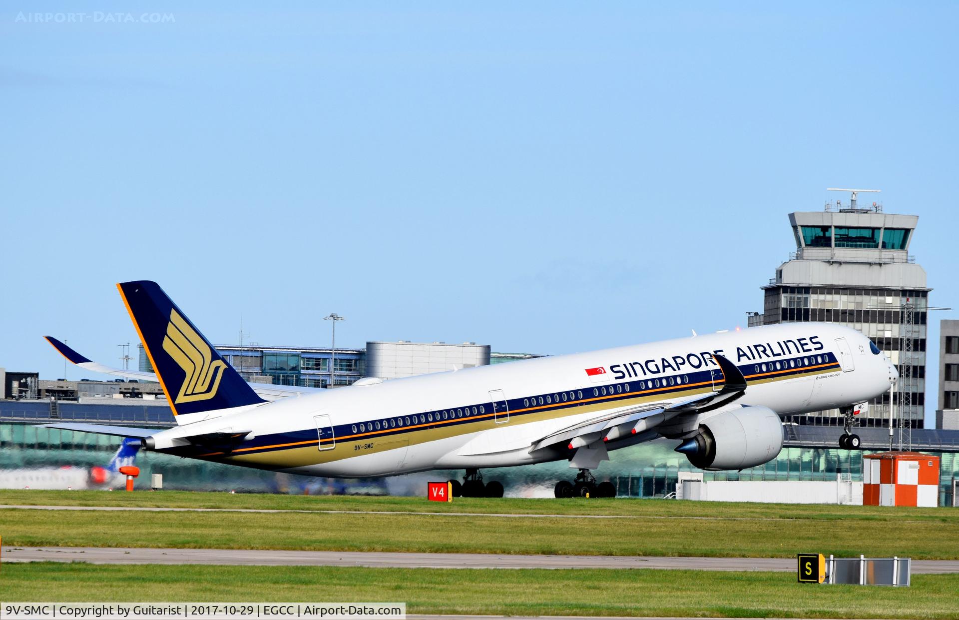 9V-SMC, 2016 Airbus A350-941 C/N 031, At Manchester