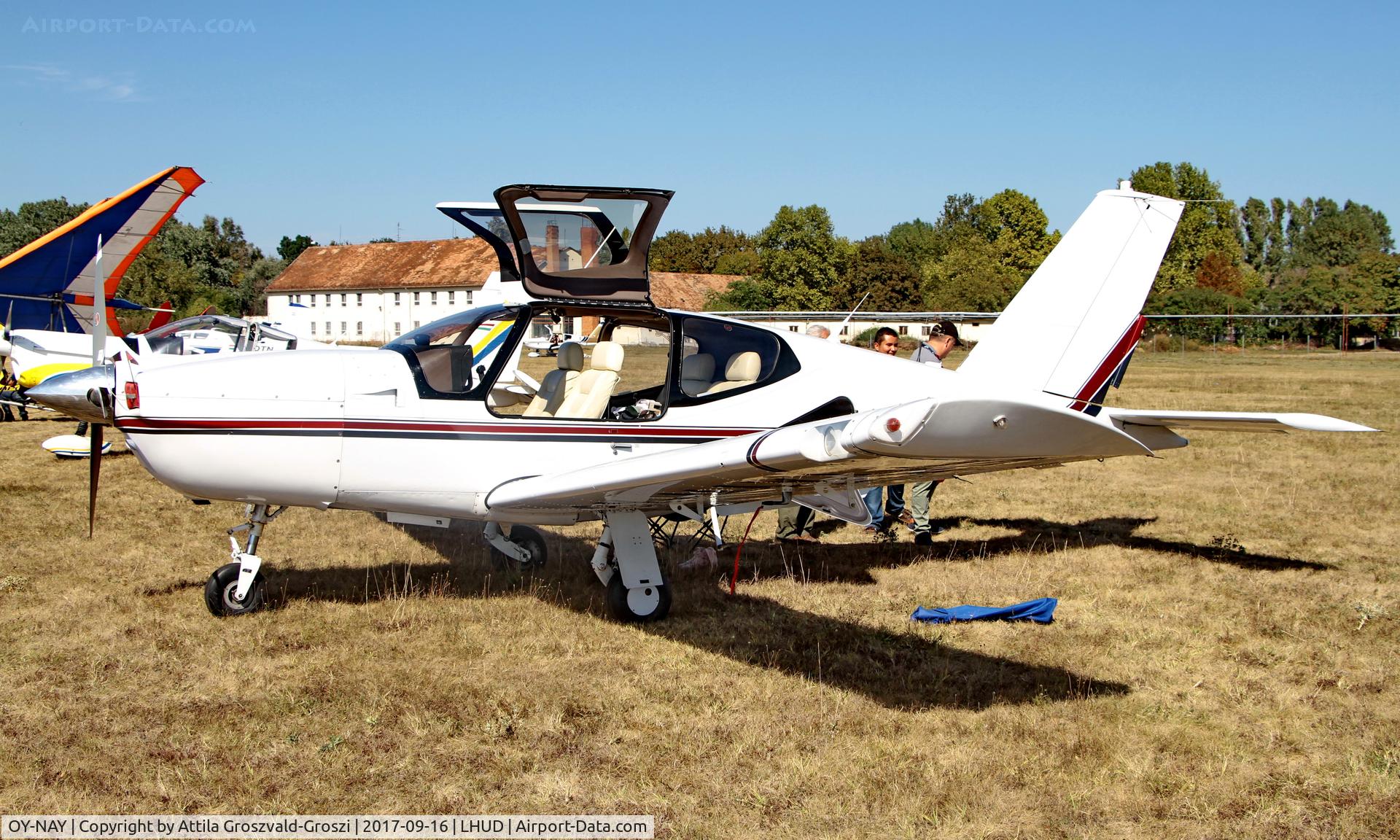 OY-NAY, 1985 Socata TB-20 Trinidad C/N 578, Szeged Airport, Hungary - Air Show 2017