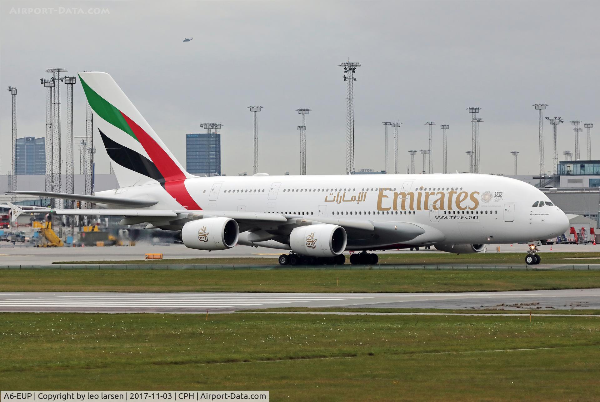 A6-EUP, 2016 Airbus A380-842 C/N 228, Copenhagen 3.11.2017