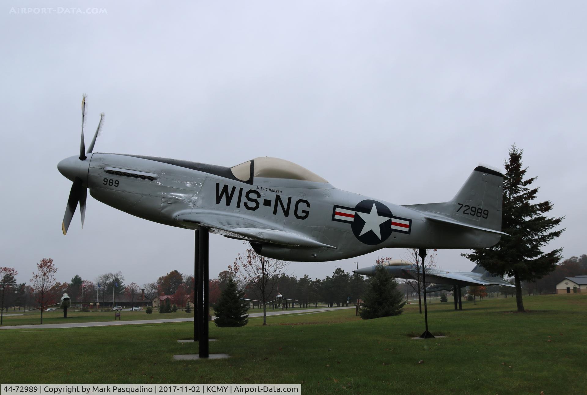 44-72989, 1944 North American P-51D-25-NA Mustang C/N 122-39944, North American P-51D