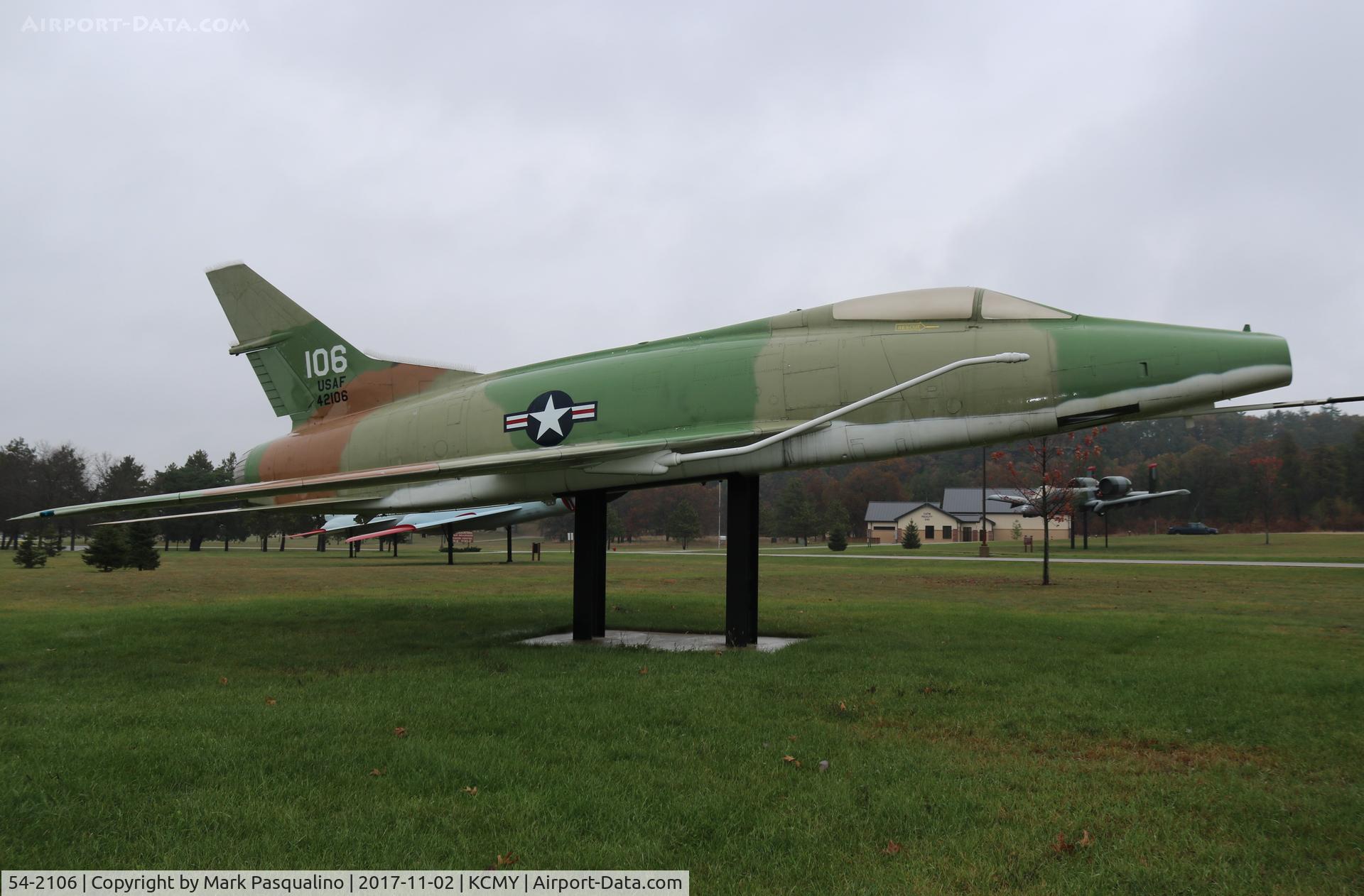 54-2106, 1954 North American F-100C-25-NA C/N 217-367, North American F-100C