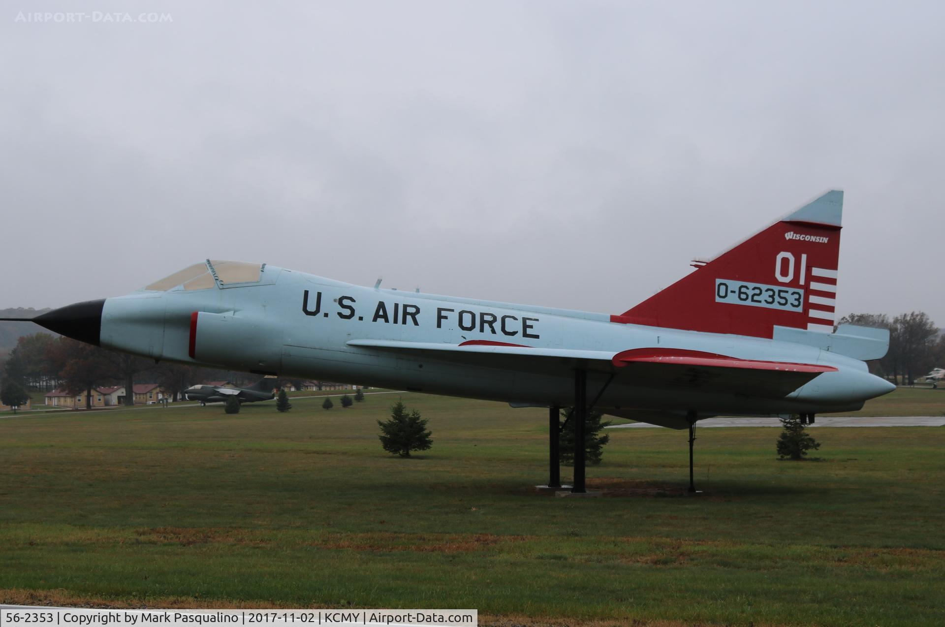 56-2353, 1956 Convair TF-102A Delta Dagger C/N 8-12-85, Convair TF-102A