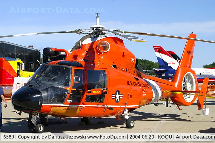 6589, 1988 Aerospatiale HH-65C Dolphin C/N 6289, HH-65B Dolphin 6589  from   CGAS Atlantic City, NJ