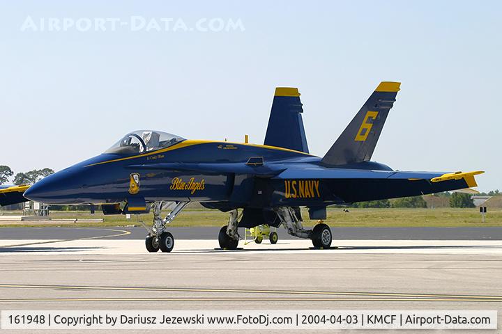 161948, McDonnell Douglas F/A-18A Hornet C/N 0157, F/A-18A Hornet 161948 C/N 0157 from Blue Angels Demo Team  NAS Pensacola, FL