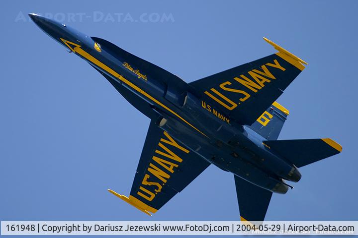 161948, McDonnell Douglas F/A-18A Hornet C/N 0157, F/A-18A Hornet 161948 C/N 0157 from Blue Angels Demo Team  NAS Pensacola, FL