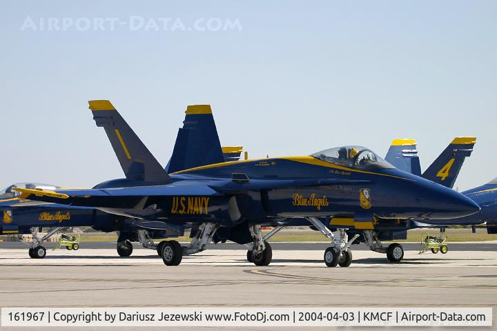 161967, McDonnell Douglas F/A-18A Hornet C/N 0183/A144, F/A-18A Hornet 161967 C/N 0183 from Blue Angels Demo Team  NAS Pensacola, FL
