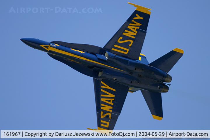 161967, McDonnell Douglas F/A-18A Hornet C/N 0183/A144, F/A-18A Hornet 161967 C/N 0183 from Blue Angels Demo Team  NAS Pensacola, FL
