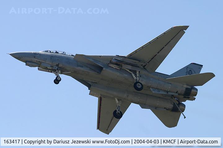 163417, Grumman F-14D Tomcat C/N 601, F-14D Tomcat 163417 AD-167 from VF-101 