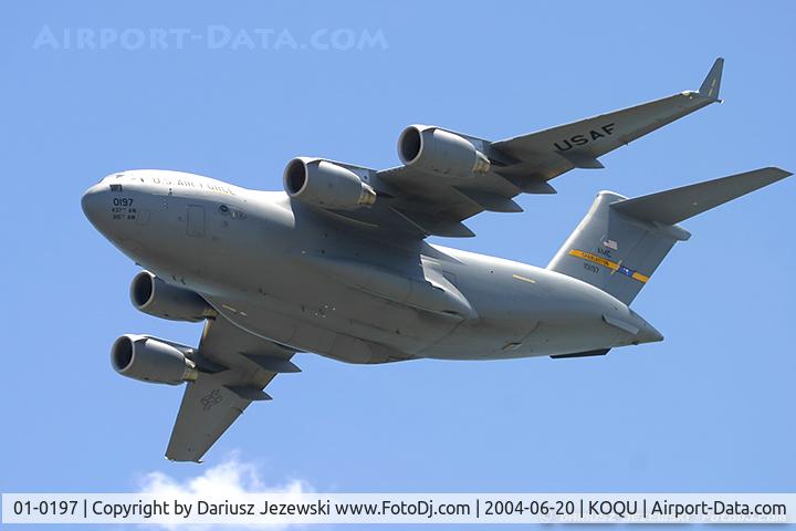 01-0197, 2001 Boeing C-17A Globemaster III C/N F-104, C-17A Globemaster 01-0197  from  437th AW Charleston AFB, SC