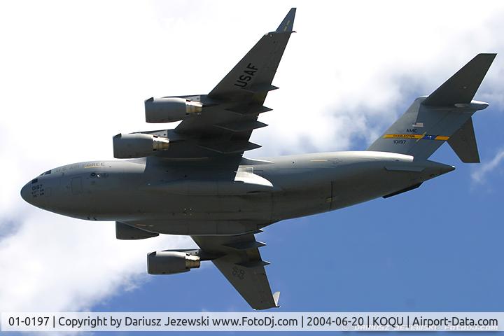 01-0197, 2001 Boeing C-17A Globemaster III C/N F-104, C-17A Globemaster 01-0197  from  437th AW Charleston AFB, SC