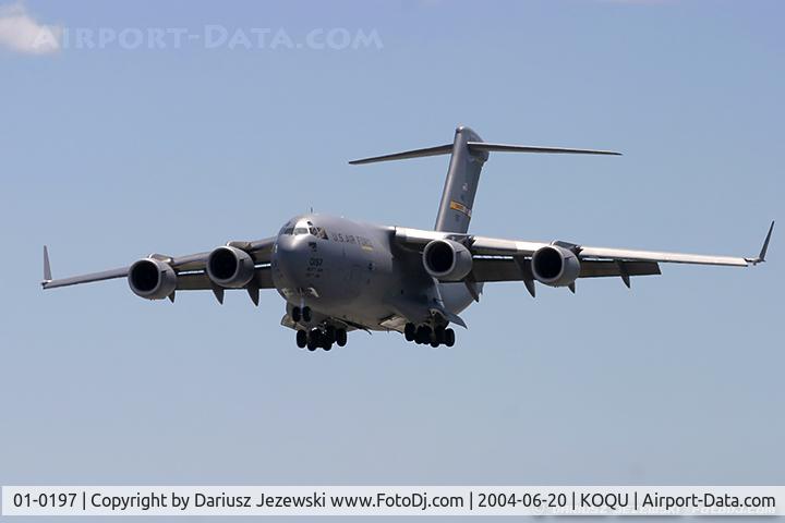 01-0197, 2001 Boeing C-17A Globemaster III C/N F-104, C-17A Globemaster 01-0197  from  437th AW Charleston AFB, SC