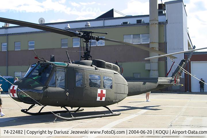 74-22482, 1974 Bell UH-1V Iroquois C/N 13806, Bell UH-1V 74-22482 from 681st MedCo Quonset Point, RI