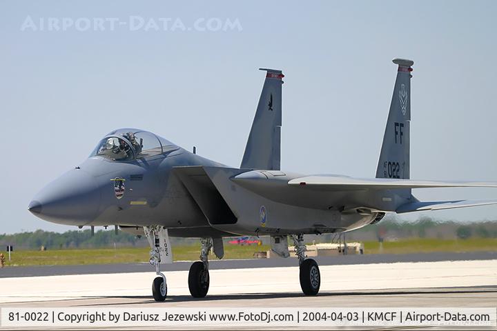 81-0022, 1981 McDonnell Douglas F-15C Eagle C/N 0738/C205, F-15C Eagle 81-0022 FF from 71st FS 