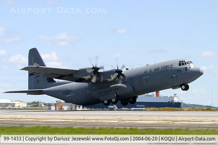 99-1433, 1999 Lockheed Martin C-130J-30 Super Hercules C/N 382-5519, C-130J Hercules 99-1433  from 143rd AS 143rd AS Quonset Point ANGS, RI