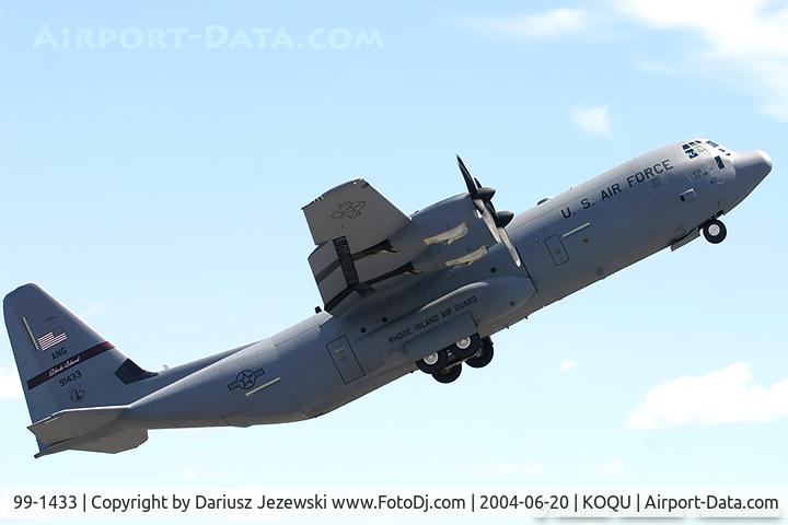 99-1433, 1999 Lockheed Martin C-130J-30 Super Hercules C/N 382-5519, C-130J Hercules 99-1433  from 143rd AS 143rd AS Quonset Point ANGS, RI