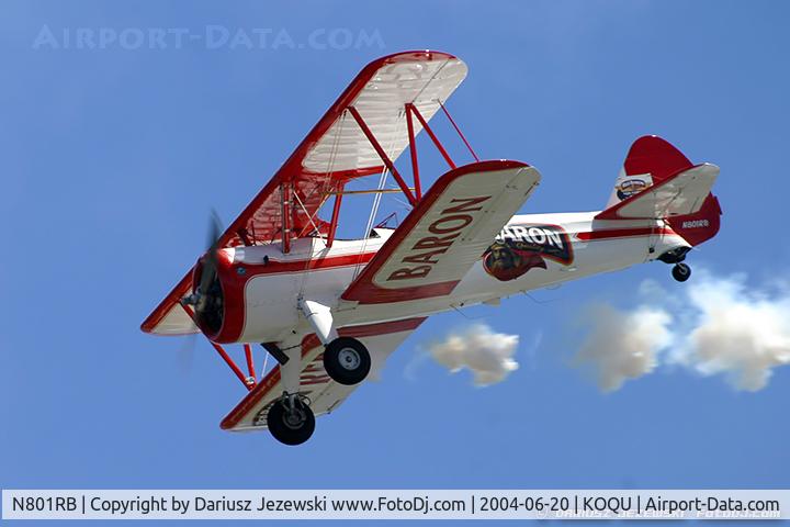 N801RB, 1943 Boeing A75N1 (PT17) C/N 75-4688, Boeing A75N1(PT17) Stearman  C/N 75-4688, N801RB