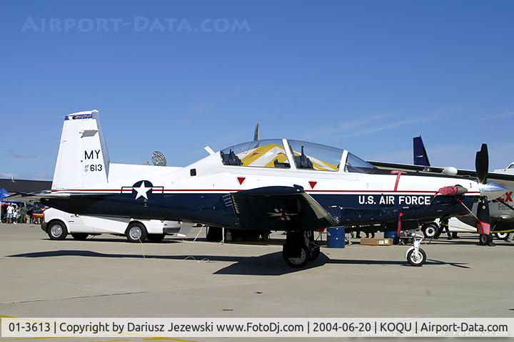 01-3613, 2001 Raytheon T-6A Texan II C/N PT-138, T-6A Texan II 01-3613 MY from 8th FTS 71st FTW Moody AFB, GA