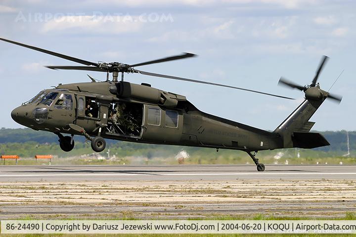 86-24490, 1985 Sikorsky UH-60A Blackhawk C/N 70.981, UH-60A Blackhawk 86-24490 from 2-4th Avn Quonset Point, RI