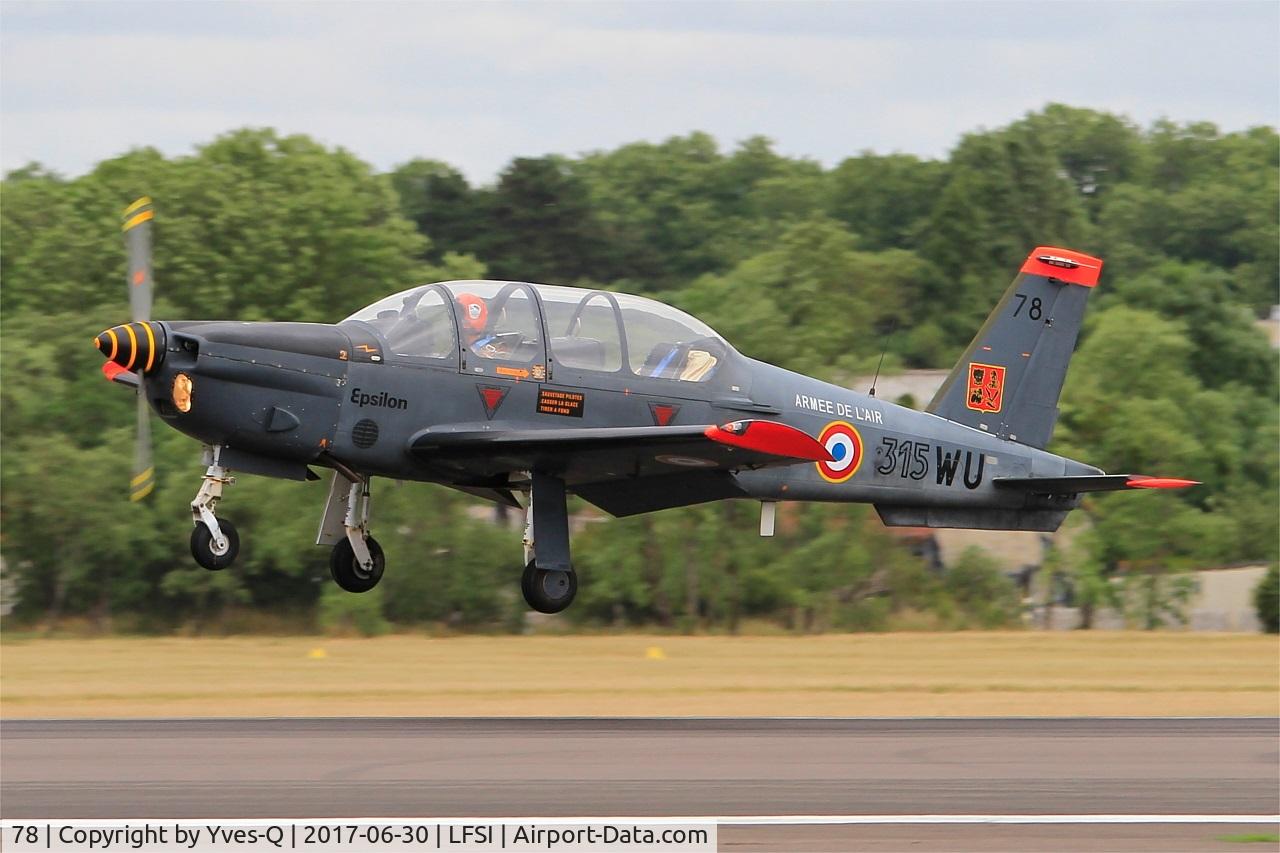 78, Socata TB-30 Epsilon C/N 78, Socata TB-30 Epsilon, On final rwy 29, St Dizier-Robinson Air Base 113 (LFSI) Open day 2017