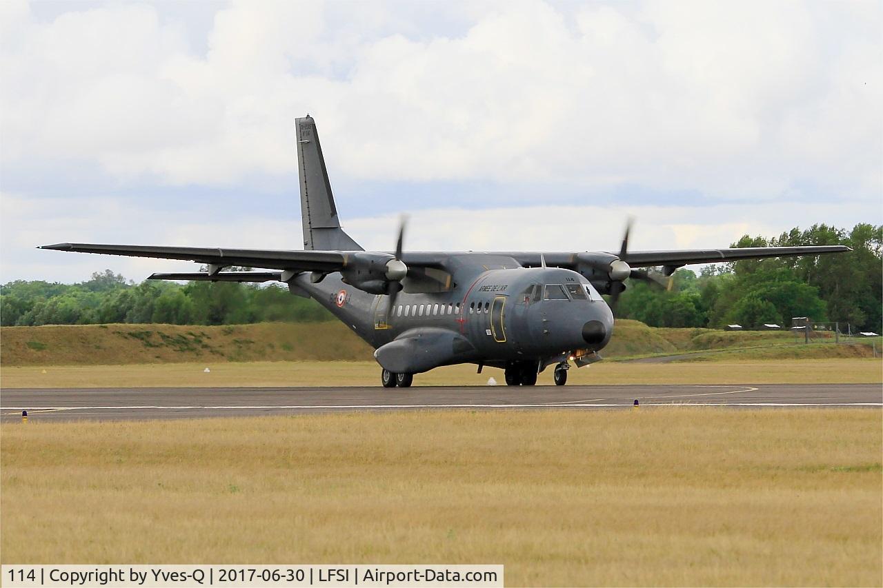 114, Airtech CN-235-200M C/N C114, Airtech CN-235-200M, Taxiing to parking area, St Dizier-Robinson Air Base 113 (LFSI) Open day 2017