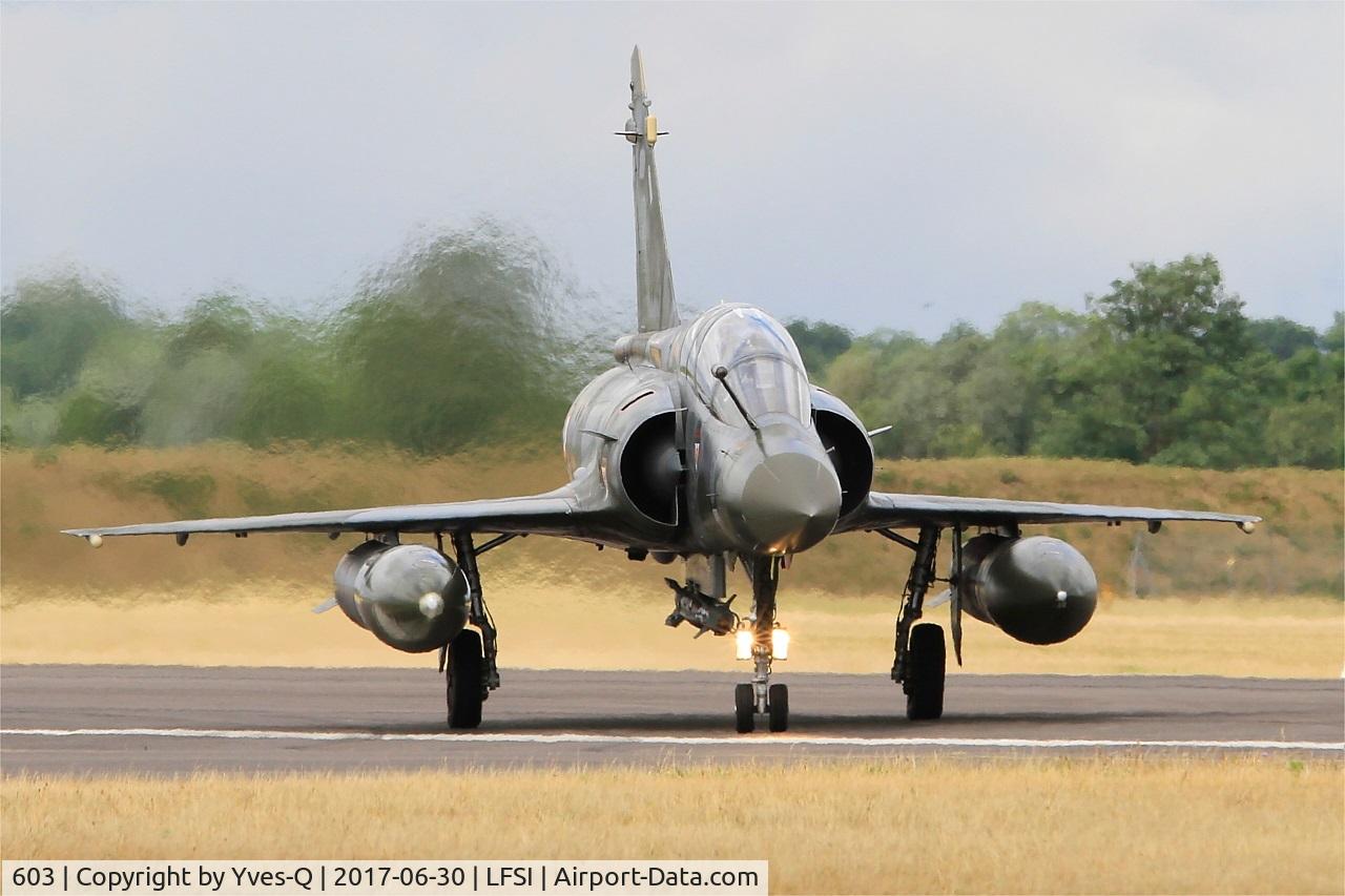 603, Dassault Mirage 2000D C/N 394, Dassault Mirage 2000D, Taxiing to flight line, St Dizier-Robinson Air Base (LFSI) Open day 2017