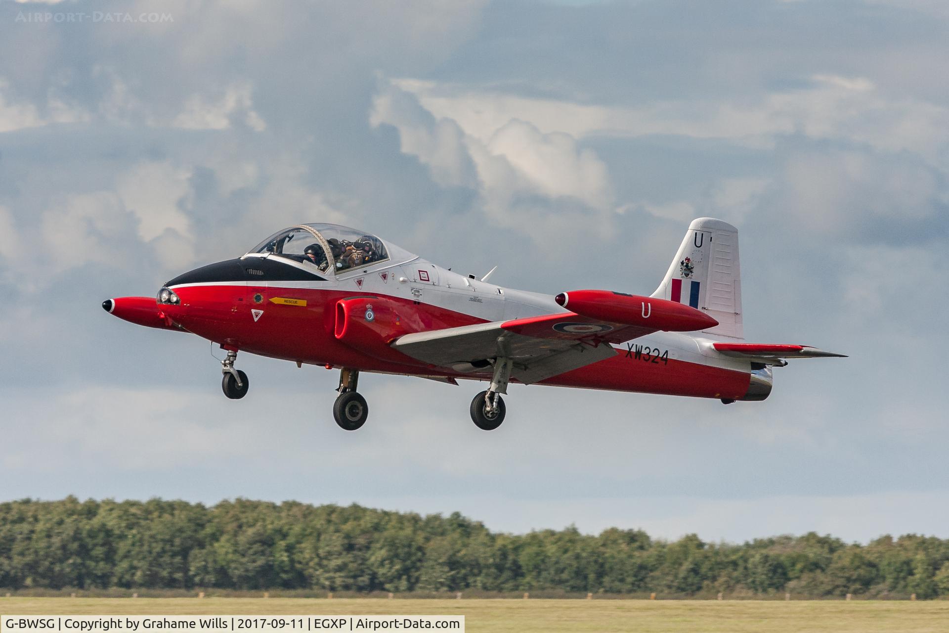 G-BWSG, 1970 BAC 84 Jet Provost T.5 C/N EEP/JP/988, Jet Provost T5 XW324/U (G-BWSG), Scampton 11/9/17