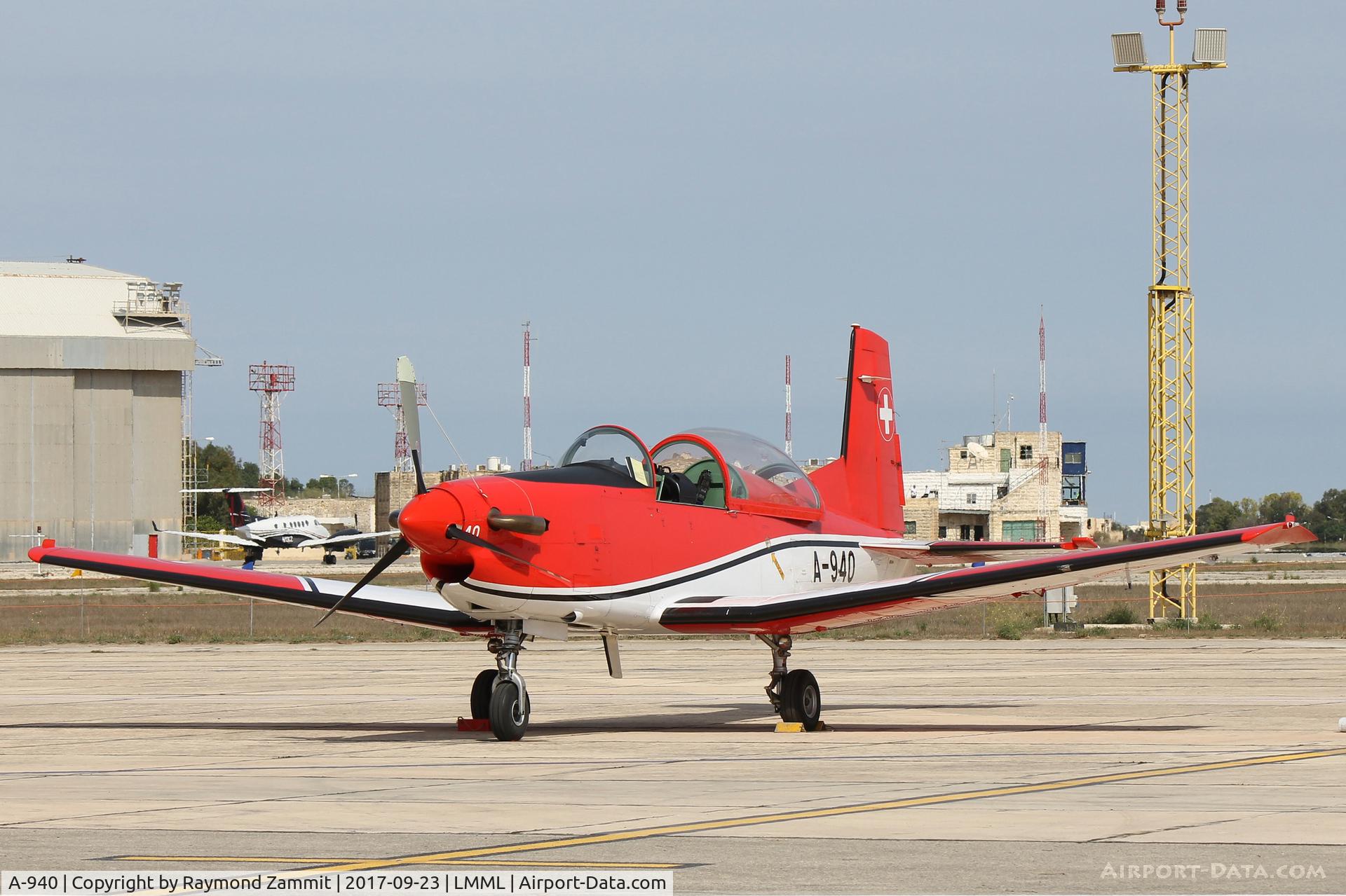 A-940, Pilatus PC-7 Turbo Trainer C/N 348, Pilatus PC-7 A-940 Swiss Air Force