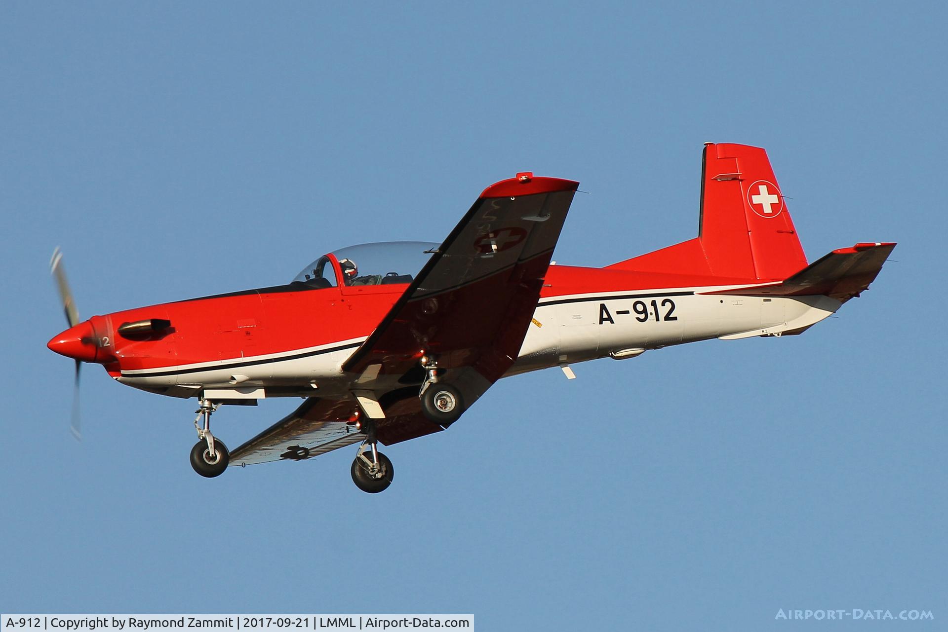 A-912, 1982 Pilatus PC-7 Turbo Trainer C/N 320, Pilatus PC-7 A-912 Swiss Air Force
