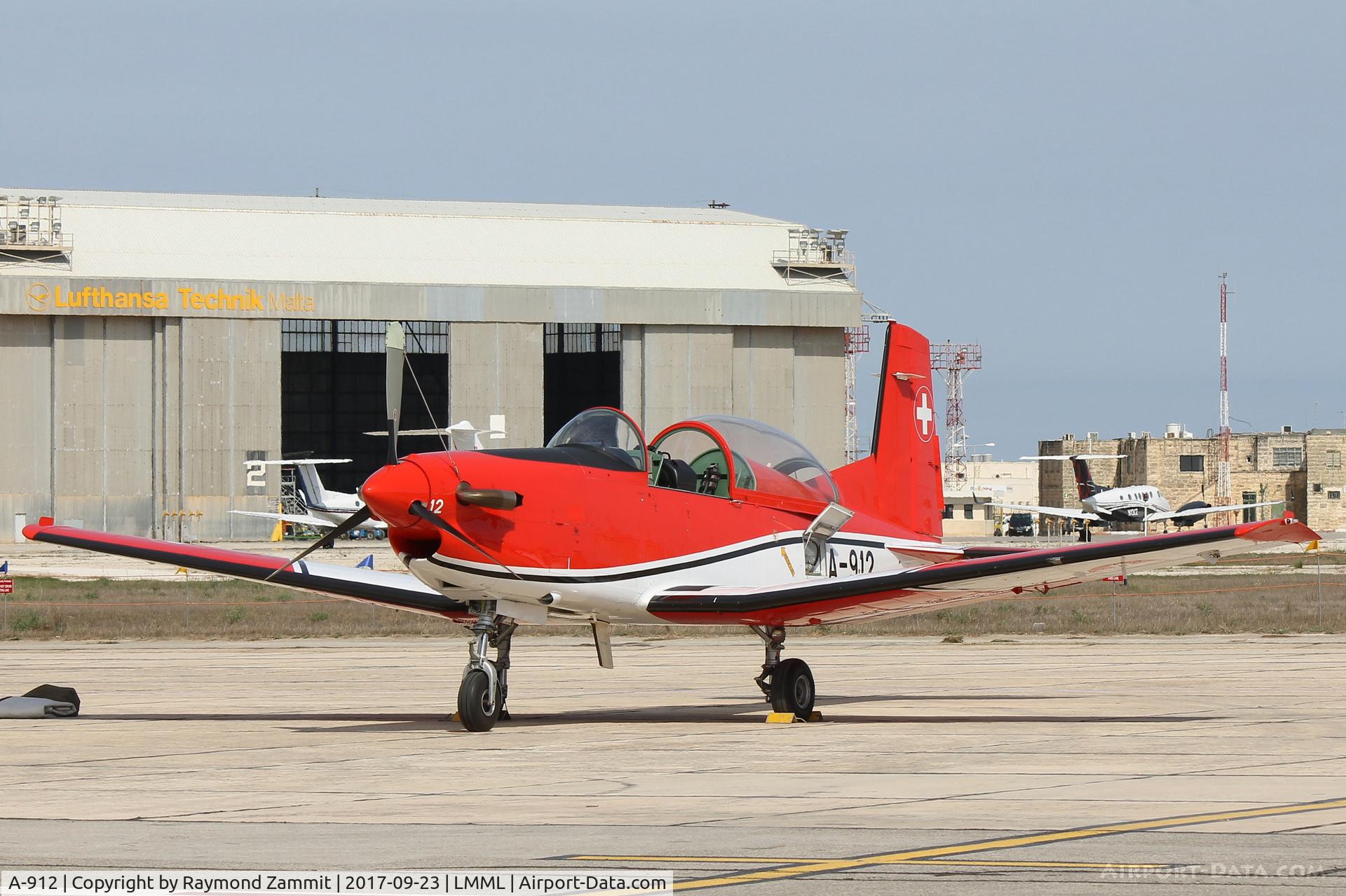 A-912, 1982 Pilatus PC-7 Turbo Trainer C/N 320, Pilatus PC-7 A-912 Swiss Air Force