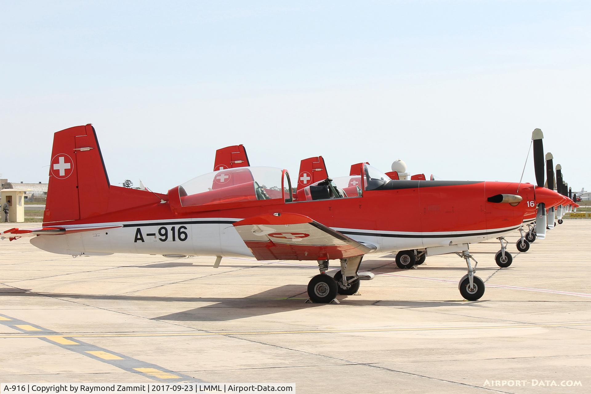 A-916, 1983 Pilatus PC-7 Turbo Trainer C/N 324, Pilatus PC-7 A-916 Swiss Air Force