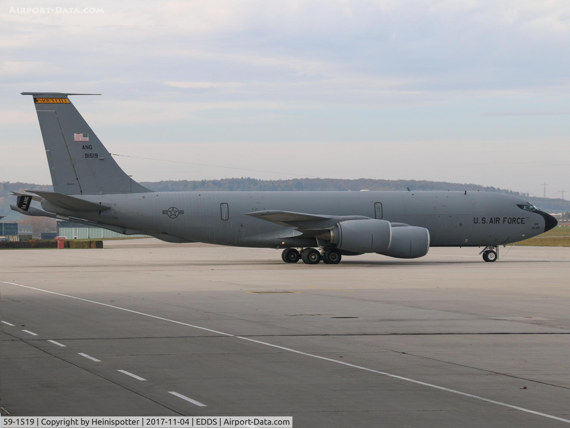 59-1519, 1959 Boeing KC-135R Stratotanker C/N 18007, 59-1519