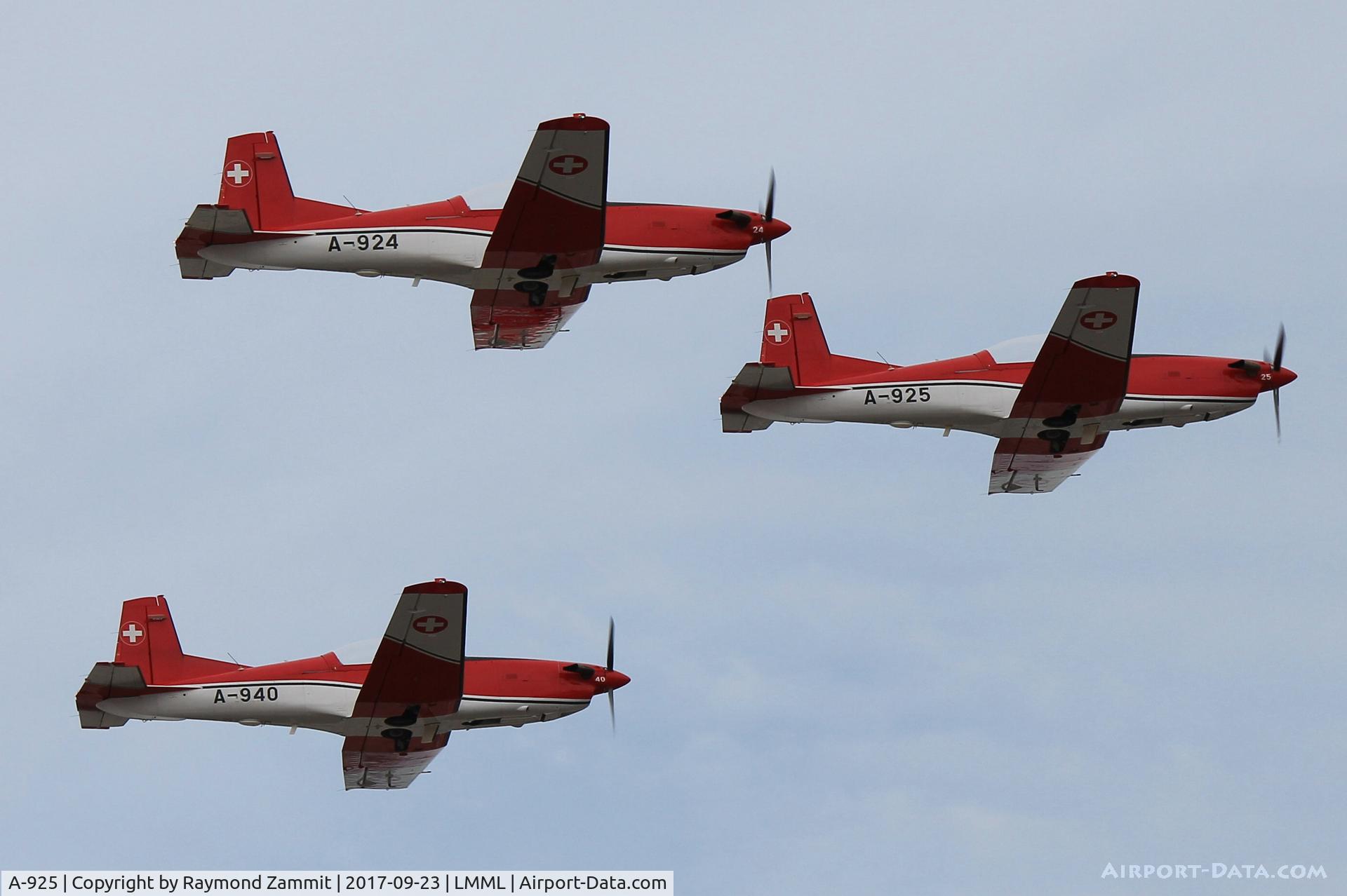 A-925, 1983 Pilatus PC-7 Turbo Trainer C/N 333, Pilatus PC-7 A-924,A-925 and A-940 0f the Swiss Air Force