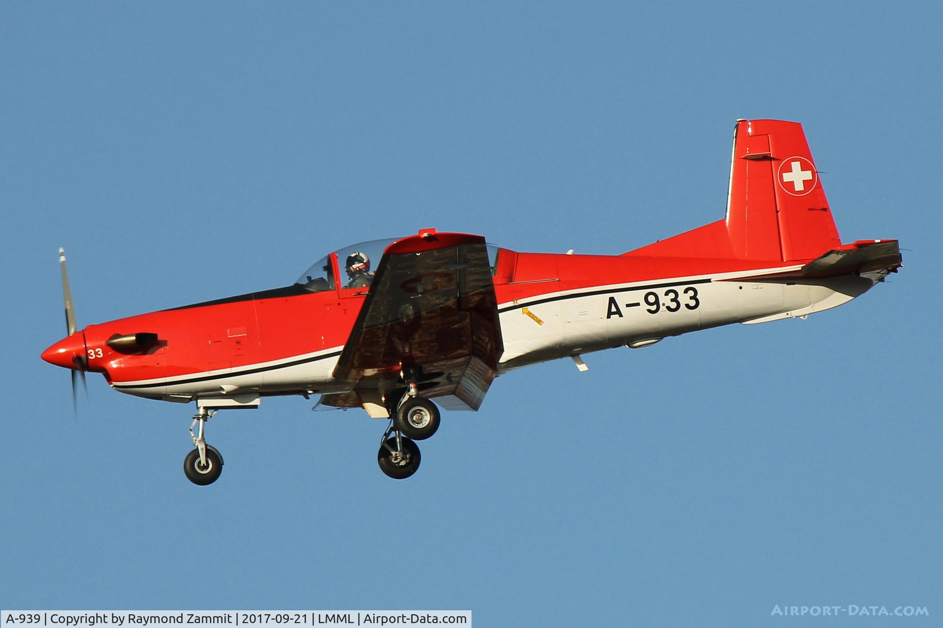 A-939, Pilatus PC-7 Turbo Trainer C/N 347, Pilatus PC-7 A-939 Swiss Air Force