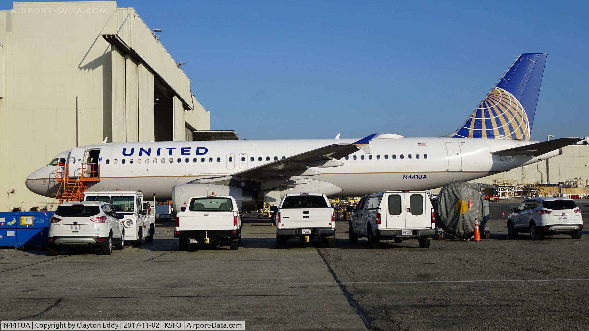 N441UA, 1997 Airbus A320-232 C/N 751, SFO 2017.