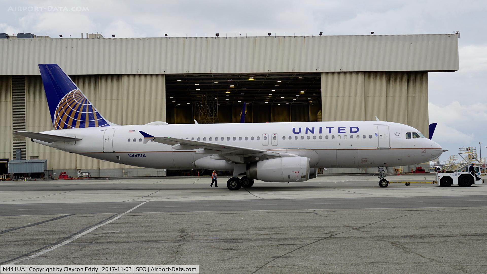 N441UA, 1997 Airbus A320-232 C/N 751, SFO 2017.