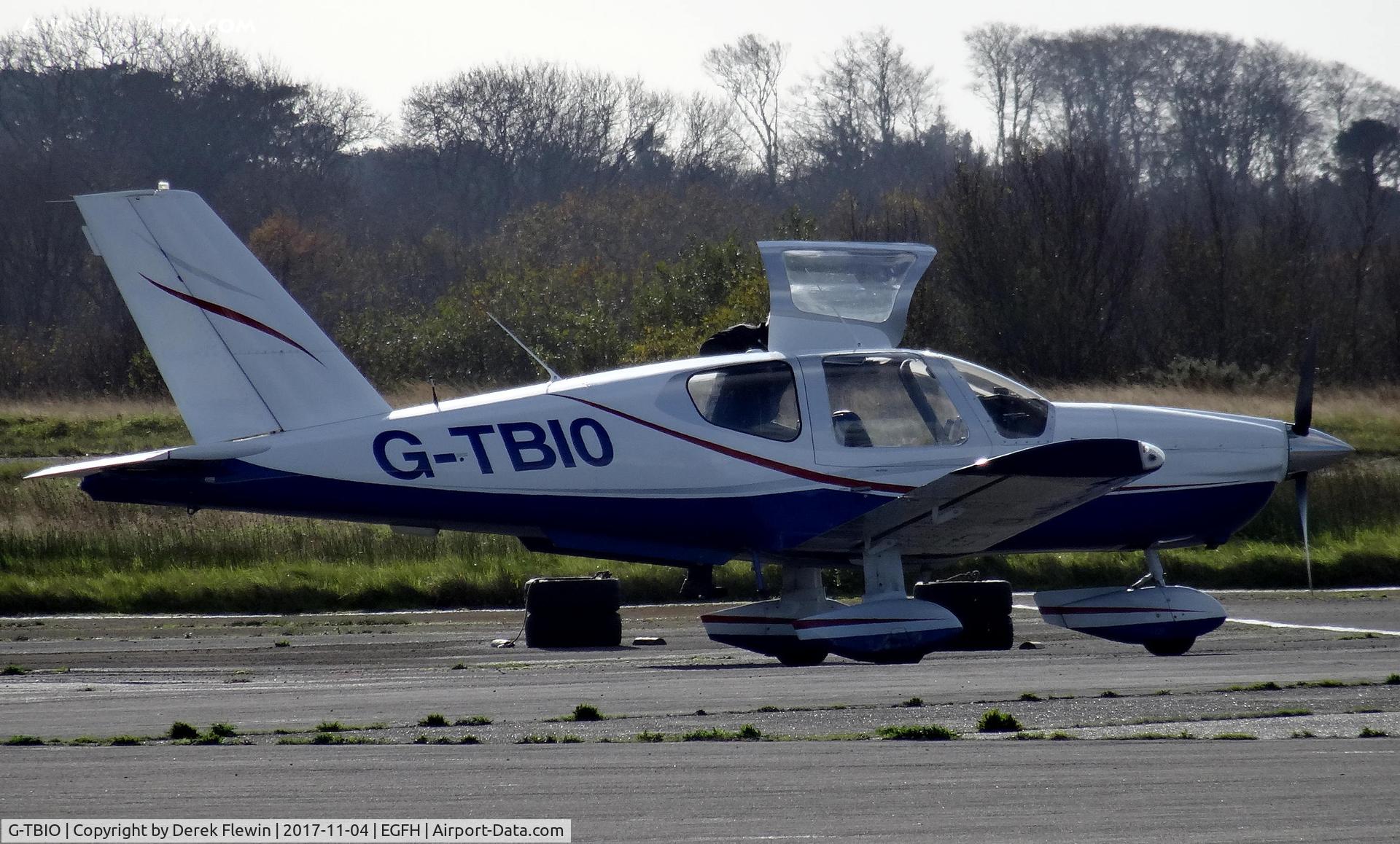 G-TBIO, 1983 Socata TB-10 Tobago C/N 340, Tobago, EGFH Resident, seen just before her covers were put on.