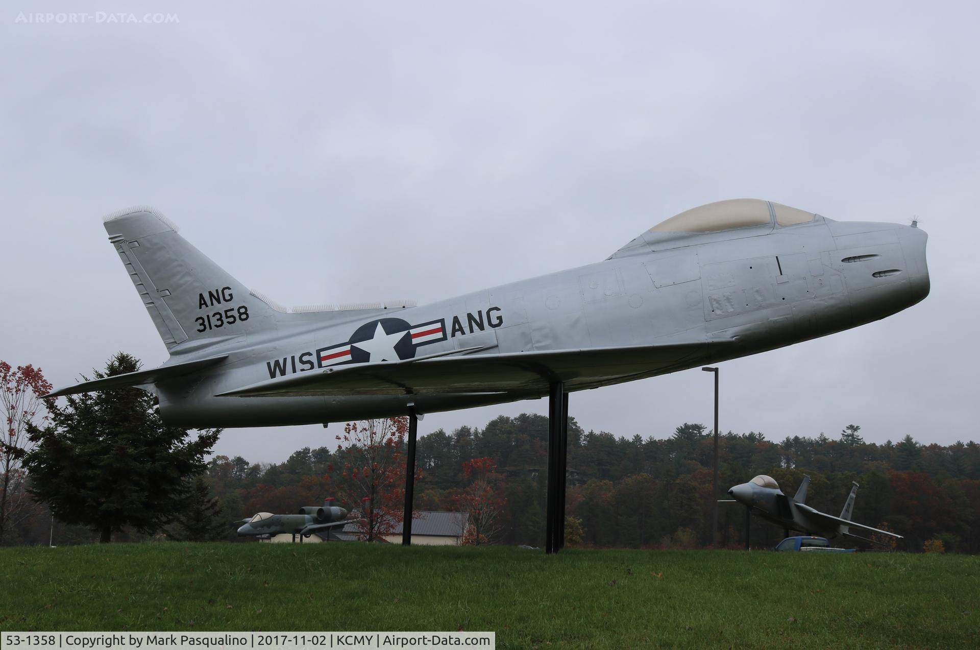 53-1358, 1953 North American F-86H-10-NH Sabre C/N 203-130, North American F-86H