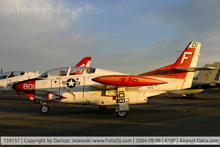 159157, Rockwell T-2C Buckeye C/N 367-8, T-2C Buckeye 159157 F-801 from VT-4 