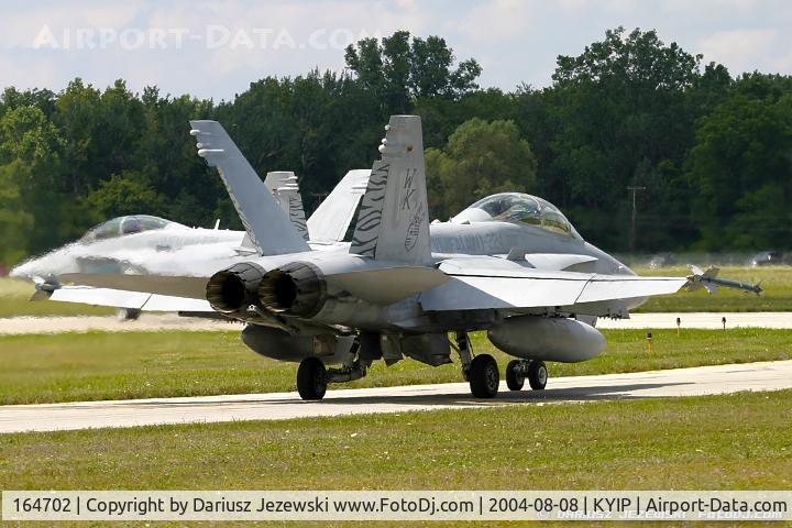 164702, McDonnell Douglas F/A-18D Hornet C/N 1141, F/A-18D Hornet 164702 WK-03 from VMFA(AW)-224 