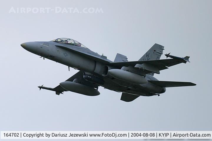 164702, McDonnell Douglas F/A-18D Hornet C/N 1141, F/A-18D Hornet 164702 WK-03 from VMFA(AW)-224 