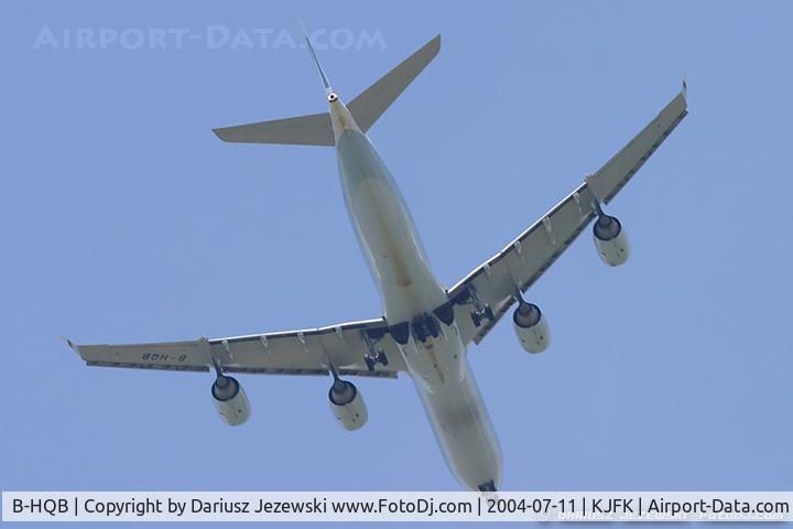 B-HQB, 2002 Airbus A340-642 C/N 453, Airbus A340-642  C/N 453, B-HQB