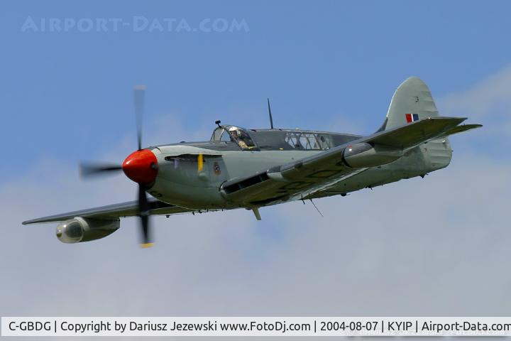 C-GBDG, 1951 Fairey Firefly AS.6 C/N F.8755, Fairey Firefly AS.6  C/N F.8755, C-GBDG